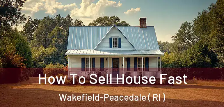  How To Sell House Fast Wakefield-Peacedale ( RI )